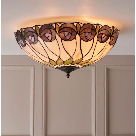 rozsa viragos elegans klasszikus kezmuves idotallo  premium meghitt harmonikus egyedi  handmade nosztalgikus stilusos tiffany mintas mennyezeti lampa olomuveg art nouveau retro bronz patinas hutchinson 12.jpg